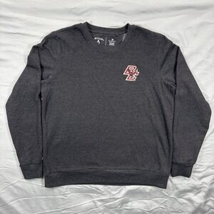 Boston College Dark Grey Crewneck Sweater Men's Med Antigua Sports